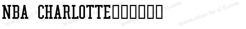 NBA Charlotte字体转换